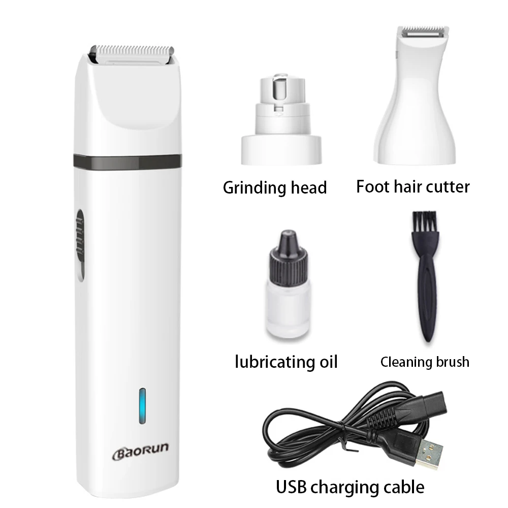 Professional Baorun N5 pet shaver dog electric hair clipper Teddy cat shaving sole hair grinding nail repair shaving foot hair
Professional Baorun N5 pet shaver dog electric hair clipper Teddy cat shaving sole hair grinding nail repair shaving foot hair