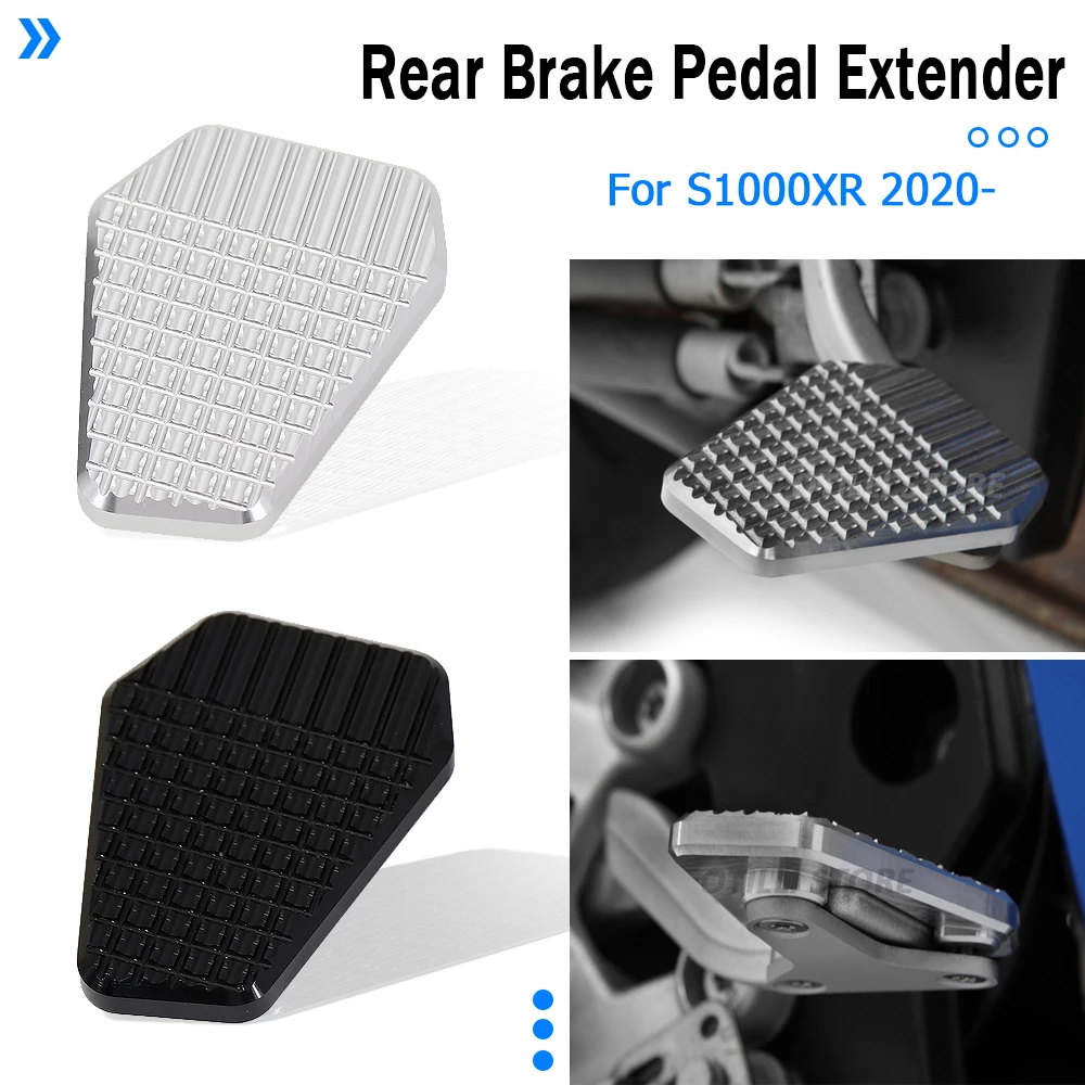 New Silver/Black Rear Foot Brake Lever Pedal Enlarge Extension Pad Extender For BMW S 1000 XR S1000XR s1000xr 2020 2021
New Silver/Black Rear Foot Brake Lever Pedal Enlarge Extension Pad Extender For BMW S 1000 XR S1000XR s1000xr 2020 2021