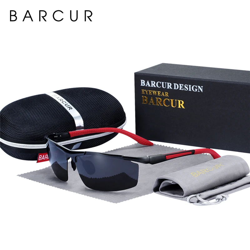 BARCUR Aluminum Men's Sunglasses Polarized Sun Glasses oculos Male Accessories Sport Eyewear For Men
BARCUR Aluminum Men's Sunglasses Polarized Sun Glasses oculos Male Accessories Sport Eyewear For Men