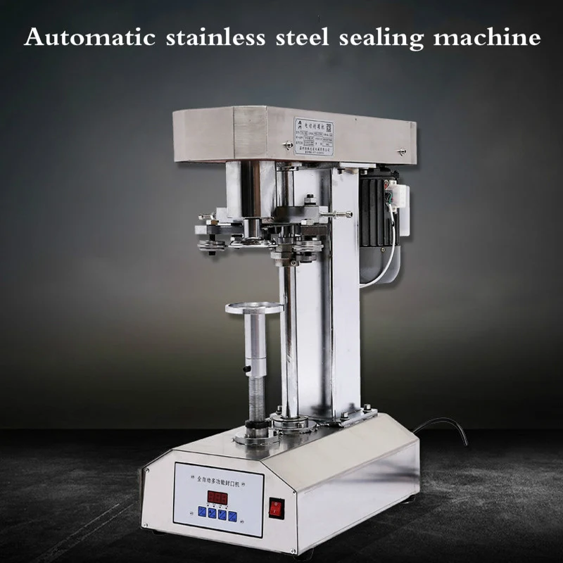 Stainless steel automatic can sealing machine PET plastic can sealing machine tinplate paper can sealing machine
Stainless steel automatic can sealing machine PET plastic can sealing machine tinplate paper can sealing machine