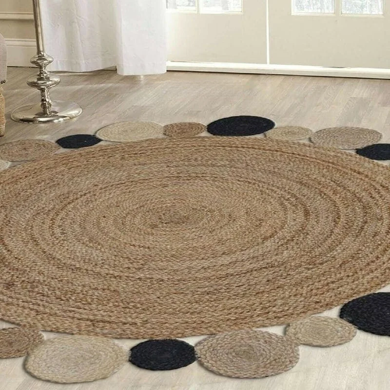Rug round 100% Natural Jute Braided Style Reversible Carpet Home Living Decor Area Rug
Rug round 100% Natural Jute Braided Style Reversible Carpet Home Living Decor Area Rug