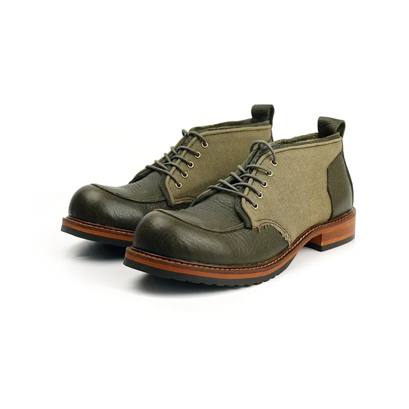 High Quality Spring Winter Men Ankle Boots Handmade Real Leather Matching Shoes Round Toe Mixed Colors Motorcycle Vintage Boots
High Quality Spring Winter Men Ankle Boots Handmade Real Leather Matching Shoes Round Toe Mixed Colors Motorcycle Vintage Boots
