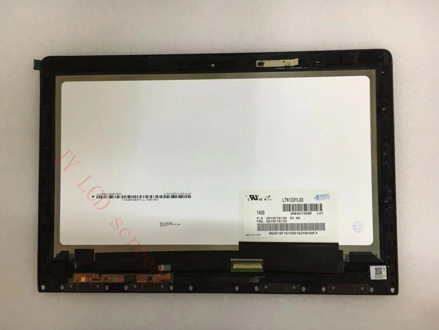 13.3 Inch For Lenovo Yoga 3 Pro 1370 LTN133YL03 LCD Display Touch Screen Digitizer Assembly with Frame
13.3 Inch For Lenovo Yoga 3 Pro 1370 LTN133YL03 LCD Display Touch Screen Digitizer Assembly with Frame