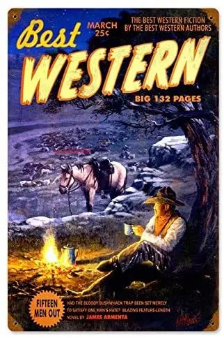 Maizeco Tin Sign Retro Western Cowboy Vintage Home Coffee Indoor Garage Shop Bar Poster 8 x 12 Inch Wall Decor Metal Signs
Maizeco Tin Sign Retro Western Cowboy Vintage Home Coffee Indoor Garage Shop Bar Poster 8 x 12 Inch Wall Decor Metal Signs