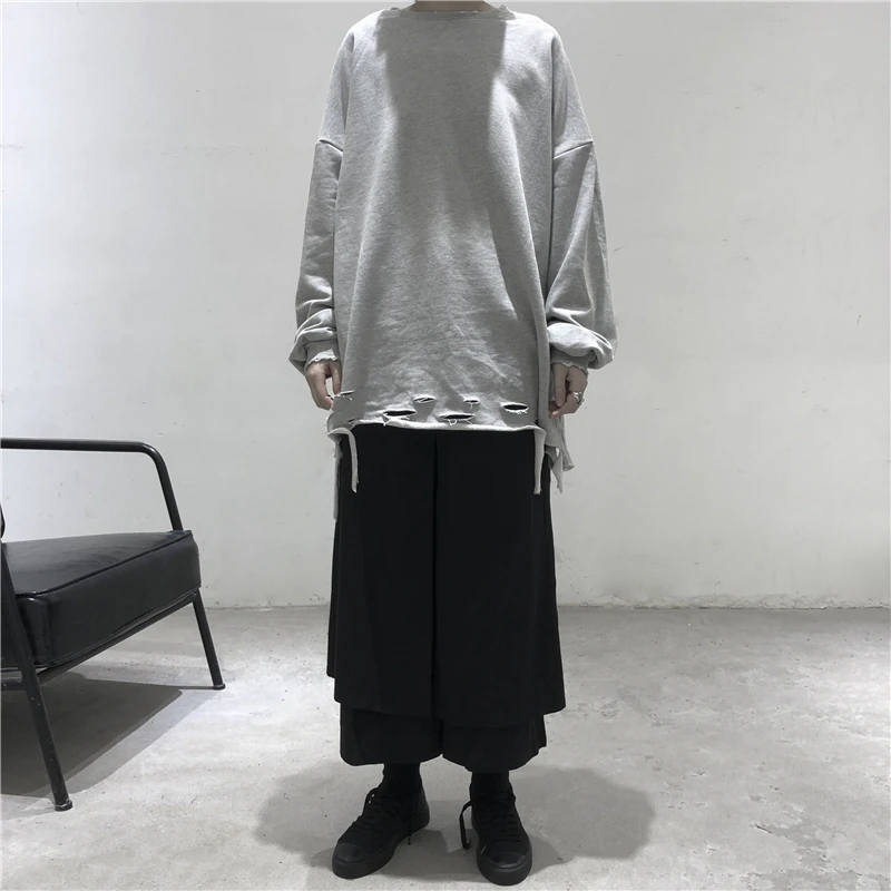 Ladies Long Sleeve Hoodie Autumn New Round Collar Solid Color Hem Hole Design Loose Leisure Youth Fashion Trend Pullover
Ladies Long Sleeve Hoodie Autumn New Round Collar Solid Color Hem Hole Design Loose Leisure Youth Fashion Trend Pullover