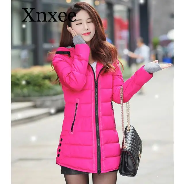 women winter hooded warm coat candy color cotton padded jacket female long parka womens wadded jaqueta feminina
women winter hooded warm coat candy color cotton padded jacket female long parka womens wadded jaqueta feminina