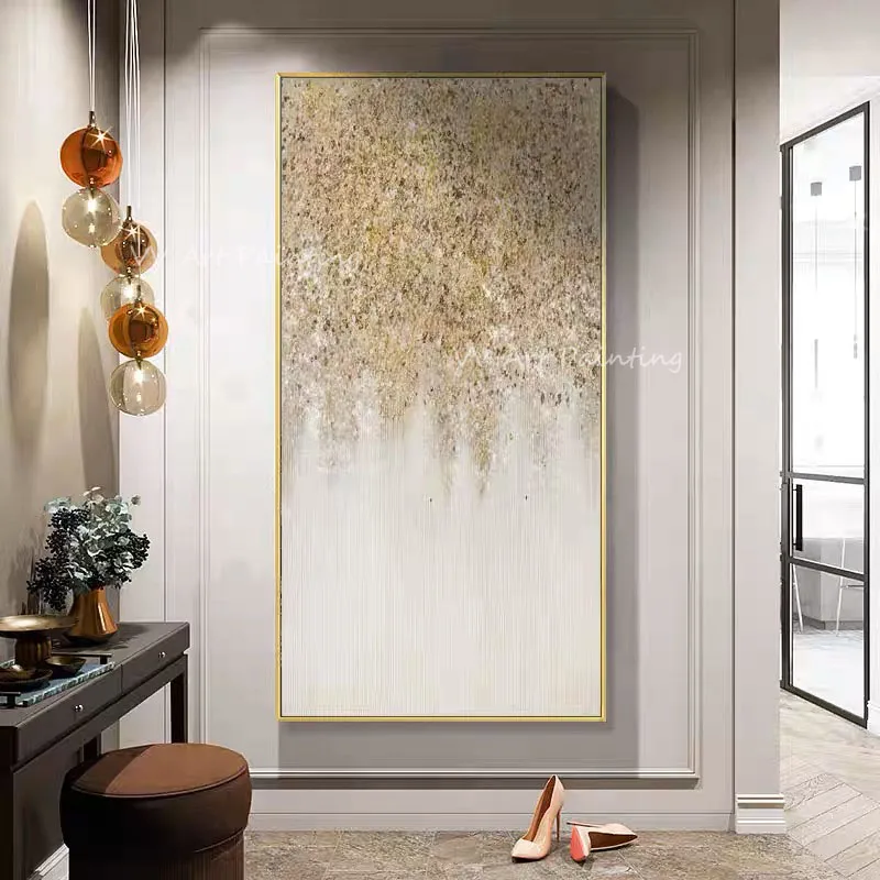 Nordic 100% Handpainted Modern Gold Foil Landscape Canvas Oil Paintings Wall Pictures Wall Artwork Home Decoration Gift
Nordic 100% Handpainted Modern Gold Foil Landscape Canvas Oil Paintings Wall Pictures Wall Artwork Home Decoration Gift