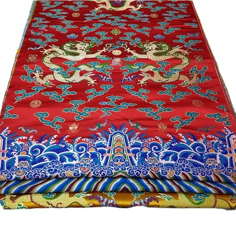 Wide 28" Chinese Dragon robe Mandarin jacket Cheongsam Material Stage Decoration Spinning Cloth Jacquard Satin Brocade Fabric
Wide 28" Chinese Dragon robe Mandarin jacket Cheongsam Material Stage Decoration Spinning Cloth Jacquard Satin Brocade Fabric