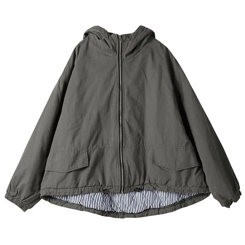 Women's Autumn and Winter Hooded Quilted Jacket New Loose Long-sleeved Solid Color Wild Casual Warm Cotton Jacket Women
Women's Autumn and Winter Hooded Quilted Jacket New Loose Long-sleeved Solid Color Wild Casual Warm Cotton Jacket Women