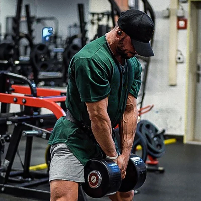 New Brand Fitness Mens Clothing Bodybuilding Sports Trend Casual Shirts Workout Fashion Oversize Short Sleeve Mesh Shirt
New Brand Fitness Mens Clothing Bodybuilding Sports Trend Casual Shirts Workout Fashion Oversize Short Sleeve Mesh Shirt