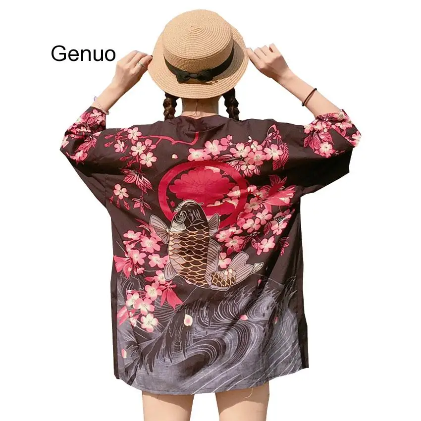 Japanese Traditional Costumes Sakura Kimono Cardigan Man Woman Lover's Clothes Beach Robe Haori Yukata Bushido Outfits
Japanese Traditional Costumes Sakura Kimono Cardigan Man Woman Lover's Clothes Beach Robe Haori Yukata Bushido Outfits