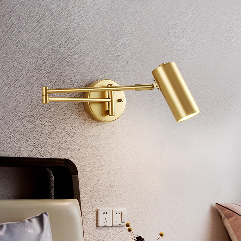 Modern wall lamp black/gold LED adjustable swing long arm wall-mounted home bedside aisle lamp corridor lamp wall sconce
Modern wall lamp black/gold LED adjustable swing long arm wall-mounted home bedside aisle lamp corridor lamp wall sconce
