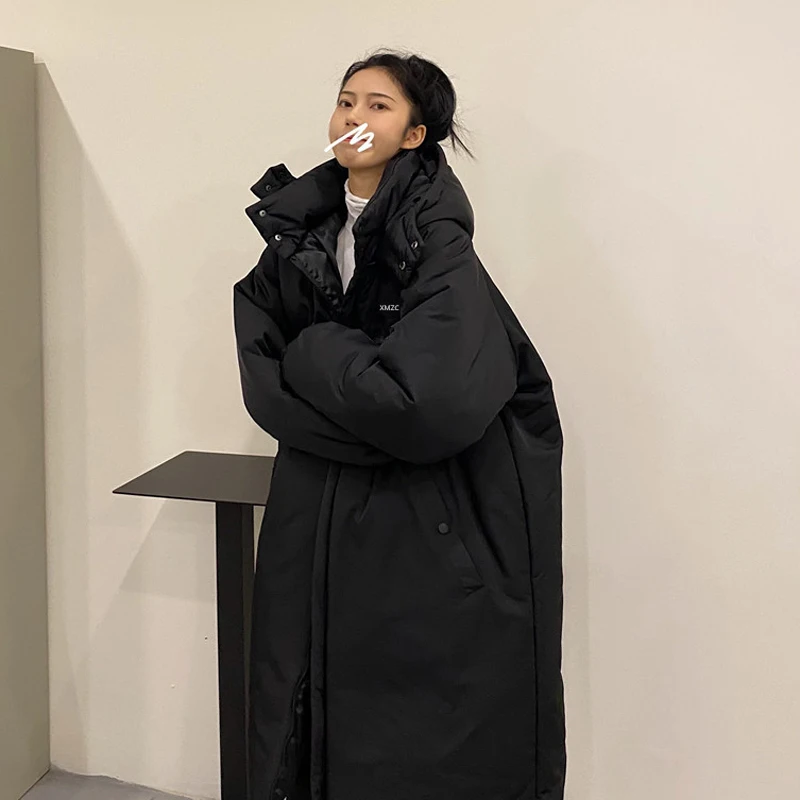 Nice Pop Coat Women'S Winter Parkas Coat Korean Sports Style Cotton-Padded Jacket Parker Mid-Length Cotton-Padded Jacket
Nice Pop Coat Women'S Winter Parkas Coat Korean Sports Style Cotton-Padded Jacket Parker Mid-Length Cotton-Padded Jacket