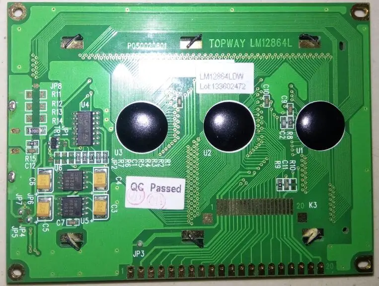 5V LM12864L Topway screen LM12864LCC LM12864LCW lm12864LDW 128X64 12864 128*64 Graphic Dot LCD Yellow display original and new
5V LM12864L Topway screen LM12864LCC LM12864LCW lm12864LDW 128X64 12864 128*64 Graphic Dot LCD Yellow display original and new