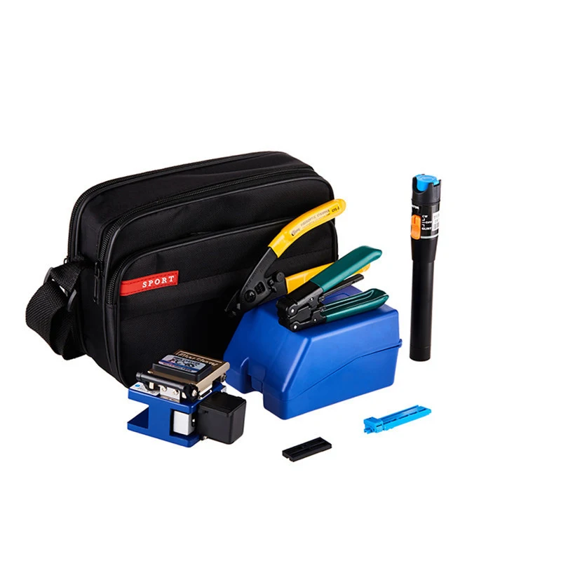 Optical Fiber Cleaver tool kit FTTH FC-6S High Precision +Red Light Pen+Stripping +bag +CFS-2 + 2 Allen Wrench
Optical Fiber Cleaver tool kit FTTH FC-6S High Precision +Red Light Pen+Stripping +bag +CFS-2 + 2 Allen Wrench