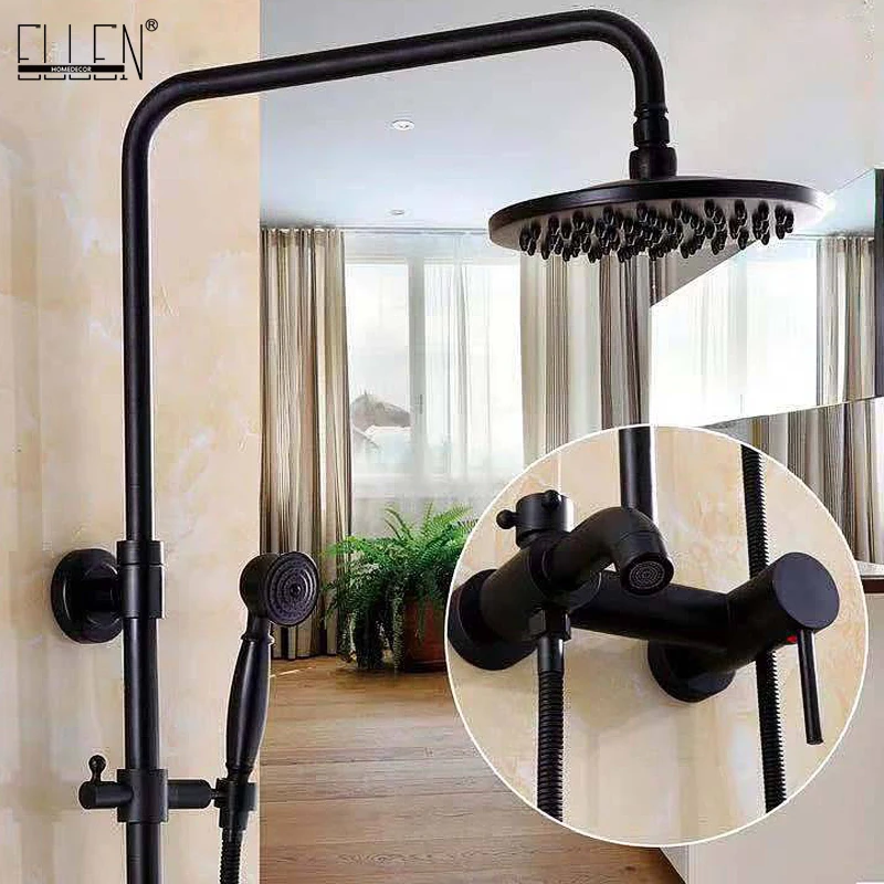 Bathroom Shower Set Rain Shower Faucets Bath Mixer with Hand Shower Chrome Bath Shower Mixer Faucet EL2703
Bathroom Shower Set Rain Shower Faucets Bath Mixer with Hand Shower Chrome Bath Shower Mixer Faucet EL2703