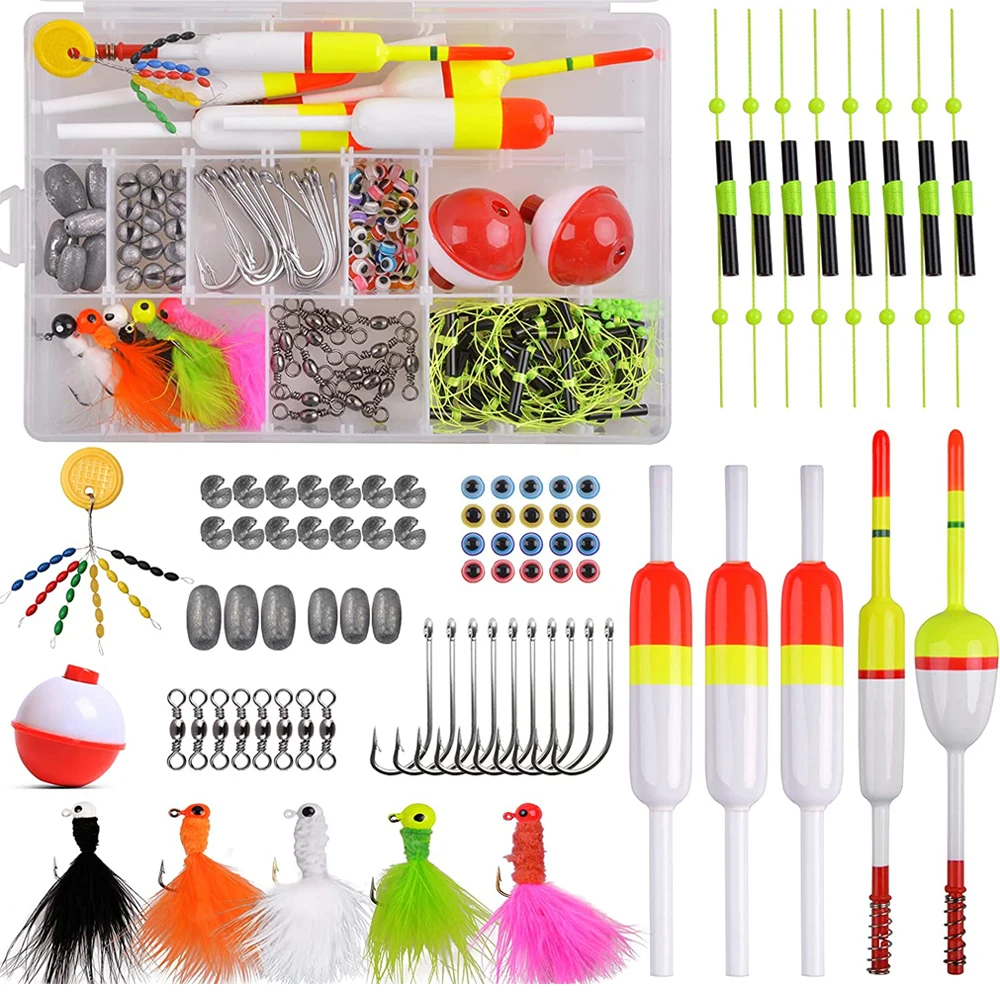 154pcs Slip Bobbers Fishing Rigs Making Kit Split Shot Sinkers Egg Weights Floating Stops Fishing Tackle Box Kit
154pcs Slip Bobbers Fishing Rigs Making Kit Split Shot Sinkers Egg Weights Floating Stops Fishing Tackle Box Kit