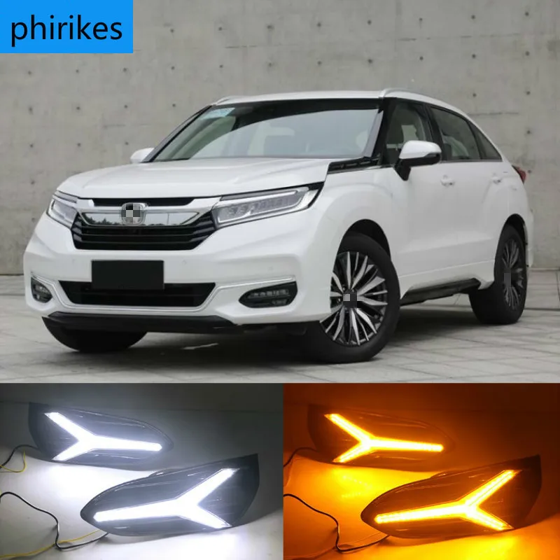 1 Set DRL Daytime Running Lights Daylight 12V ABS Fog Lamp Cover With Turn Yellow Signal Light For Honda AVANCIER 2020
1 Set DRL Daytime Running Lights Daylight 12V ABS Fog Lamp Cover With Turn Yellow Signal Light For Honda AVANCIER 2020