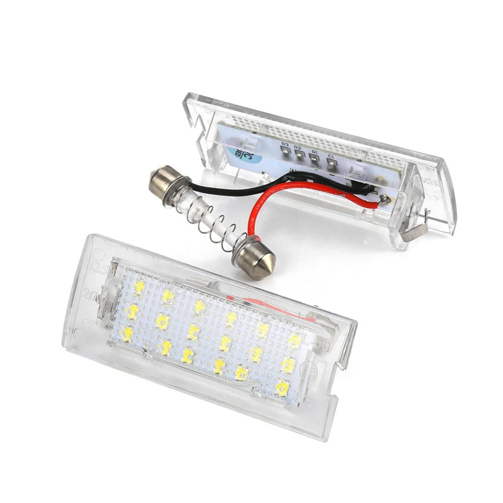 Bright White Auto Number License Plate Light Error Free 18 LED Car Rear License Tag Lights For BMW X5 E53 19-06 X3 E83 03-10
Bright White Auto Number License Plate Light Error Free 18 LED Car Rear License Tag Lights For BMW X5 E53 19-06 X3 E83 03-10