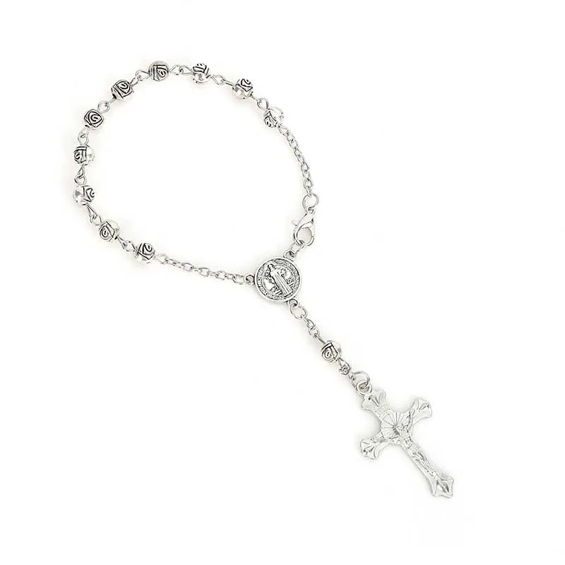 60 Pieces / Alloy Beads Rosary Beads Jesus Cross Bracelet Medallion Rosary Handmade Cross Bracelet Pendant
60 Pieces / Alloy Beads Rosary Beads Jesus Cross Bracelet Medallion Rosary Handmade Cross Bracelet Pendant