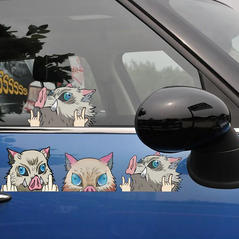 Japan Cartoon Car Stickers Wild Boar's Contempt Funny Vinyl Decals Reflective Car Decorations Personalized Car Accessories Decal
Japan Cartoon Car Stickers Wild Boar's Contempt Funny Vinyl Decals Reflective Car Decorations Personalized Car Accessories Decal