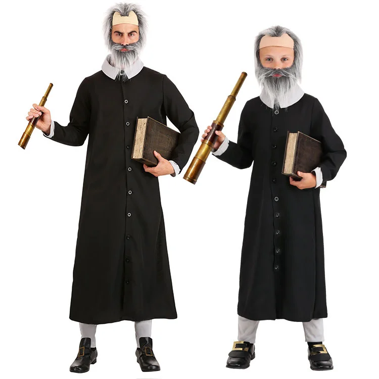 Halloween Child Kid Science Exhibition Scientist Cosplay Galileo Role Play Godfather School Stage Performance Holiday Costume
Halloween Child Kid Science Exhibition Scientist Cosplay Galileo Role Play Godfather School Stage Performance Holiday Costume
