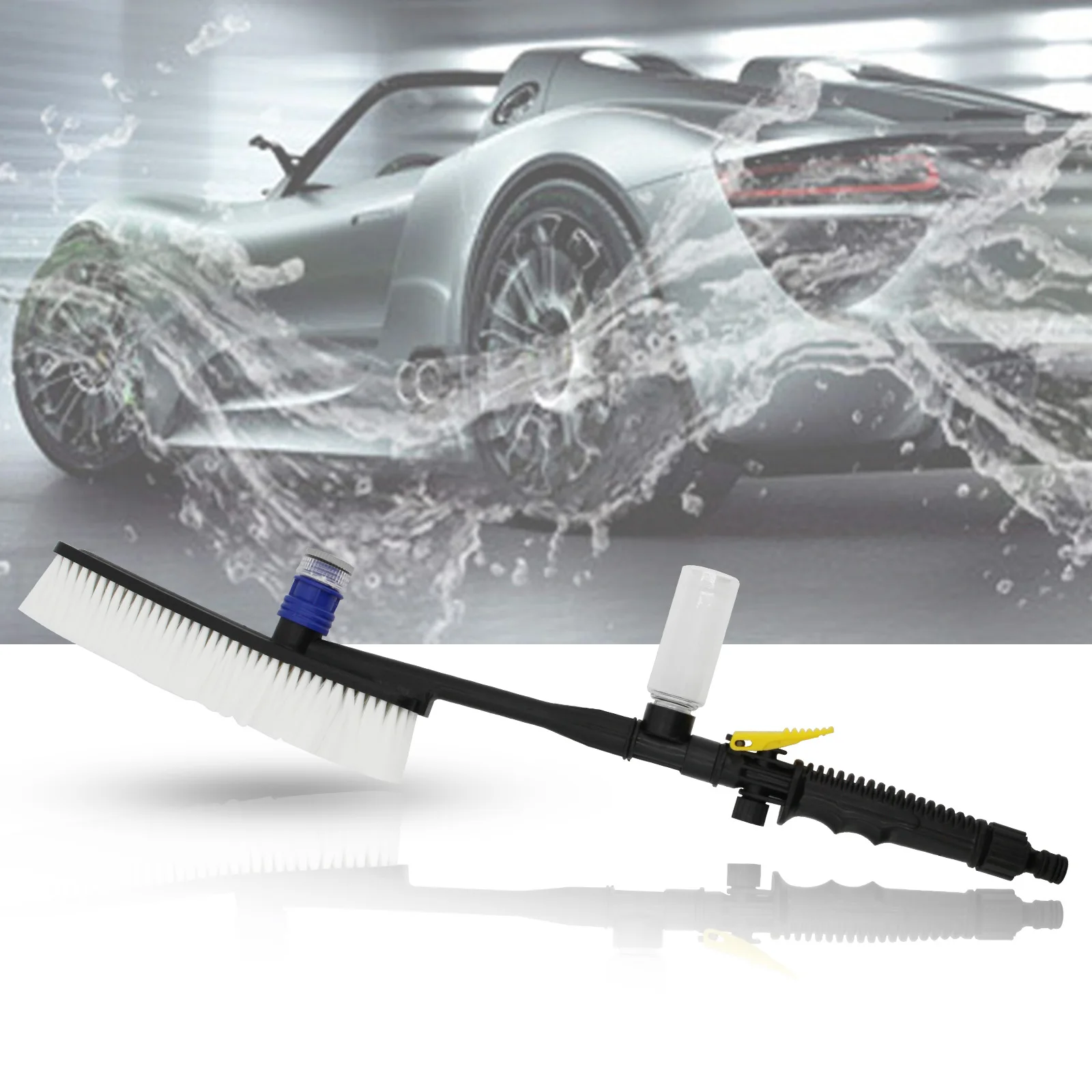 Car Wash Brush Retractable Long Handle Water Flow Switch Foam Bottle Detailng Scrub Care Washer Tire Auto Exterior Clean Tool
Car Wash Brush Retractable Long Handle Water Flow Switch Foam Bottle Detailng Scrub Care Washer Tire Auto Exterior Clean Tool