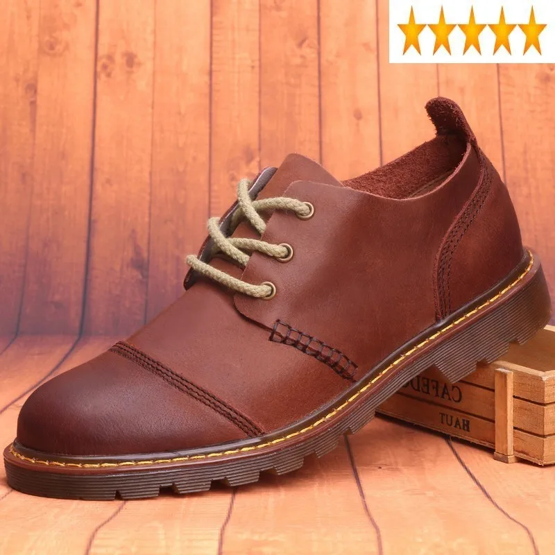 Round Business Casual Lace Up Toe Cowhide Men High Quality Leather Flat Brand Breathable Black Formal Shoes 38-44
Round Business Casual Lace Up Toe Cowhide Men High Quality Leather Flat Brand Breathable Black Formal Shoes 38-44