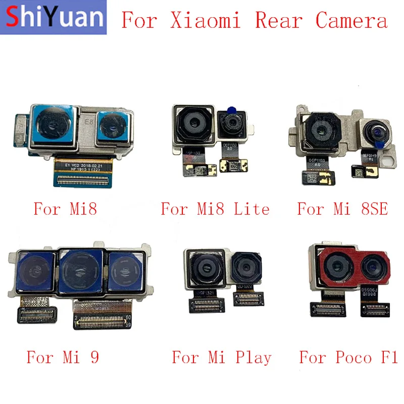 Back Rear Camera Flex Cable For Xiaomi Mi 9 Mi 8 Mi 8SE Mi 8Lite Mi Play Mi Poco F1 Main Camera Module Repair Replacement Parts
Back Rear Camera Flex Cable For Xiaomi Mi 9 Mi 8 Mi 8SE Mi 8Lite Mi Play Mi Poco F1 Main Camera Module Repair Replacement Parts