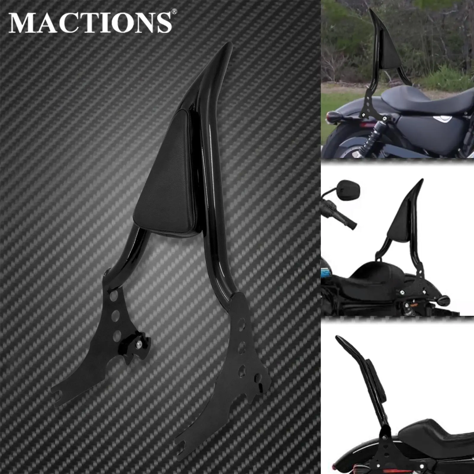 Мотоциклетная черная съемная спинка Sissy Bar Пассажирская подушка для Harley Sportster XL 1200 883 48 72 на заказ Железный 2004-2023
Мотоциклетная черная съемная спинка Sissy Bar Пассажирская подушка для Harley Sportster XL 1200 883 48 72 на заказ Железный 2004-2023