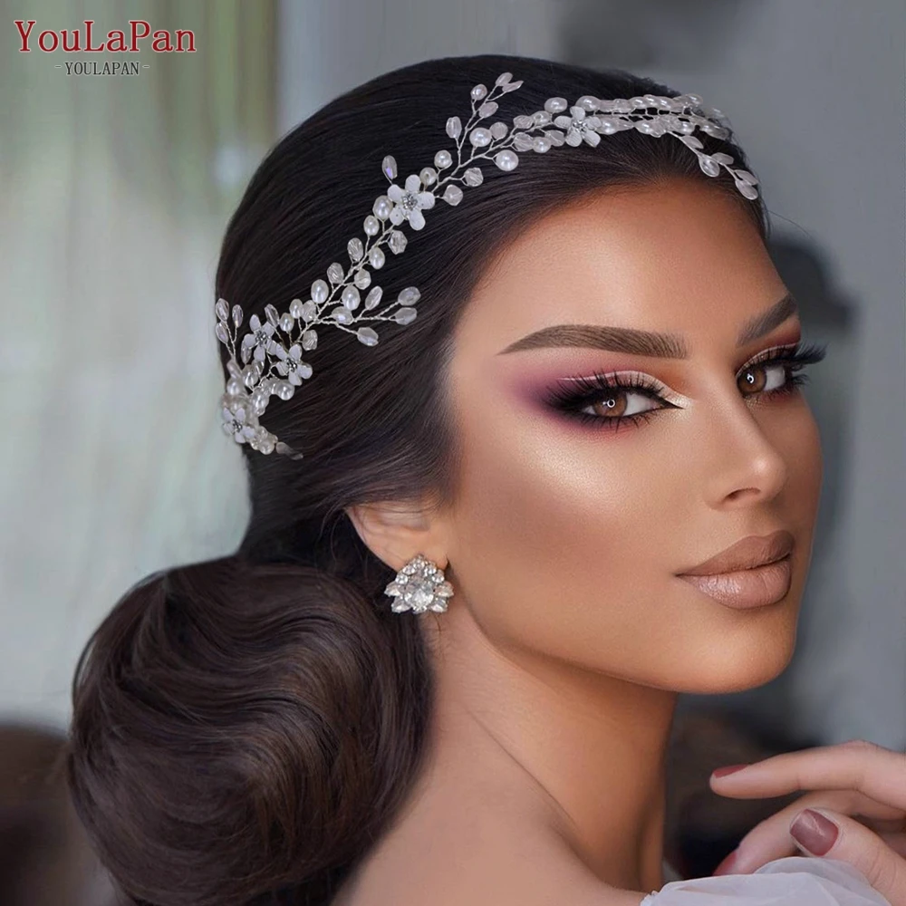 YouLaPan HP347 New Trendy Headband Crystal Rhinestone Tiara Floral Bride Headpiece Wedding Hair Accessories Princess Headdress
YouLaPan HP347 New Trendy Headband Crystal Rhinestone Tiara Floral Bride Headpiece Wedding Hair Accessories Princess Headdress