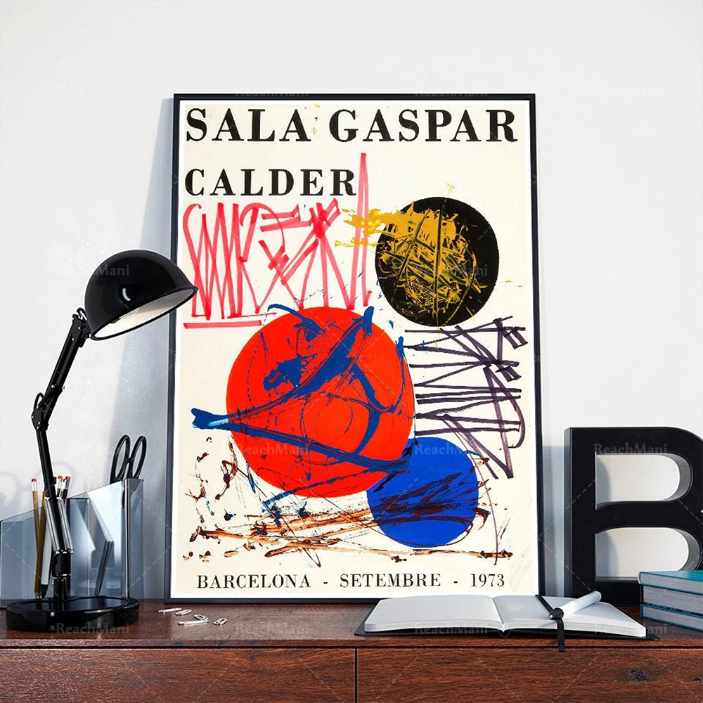 Calder- Sala Gaspar- Barcelona-Exhibition Poster 1973-Canvas Printed Art Poster Decoration Gift
Calder- Sala Gaspar- Barcelona-Exhibition Poster 1973-Canvas Printed Art Poster Decoration Gift