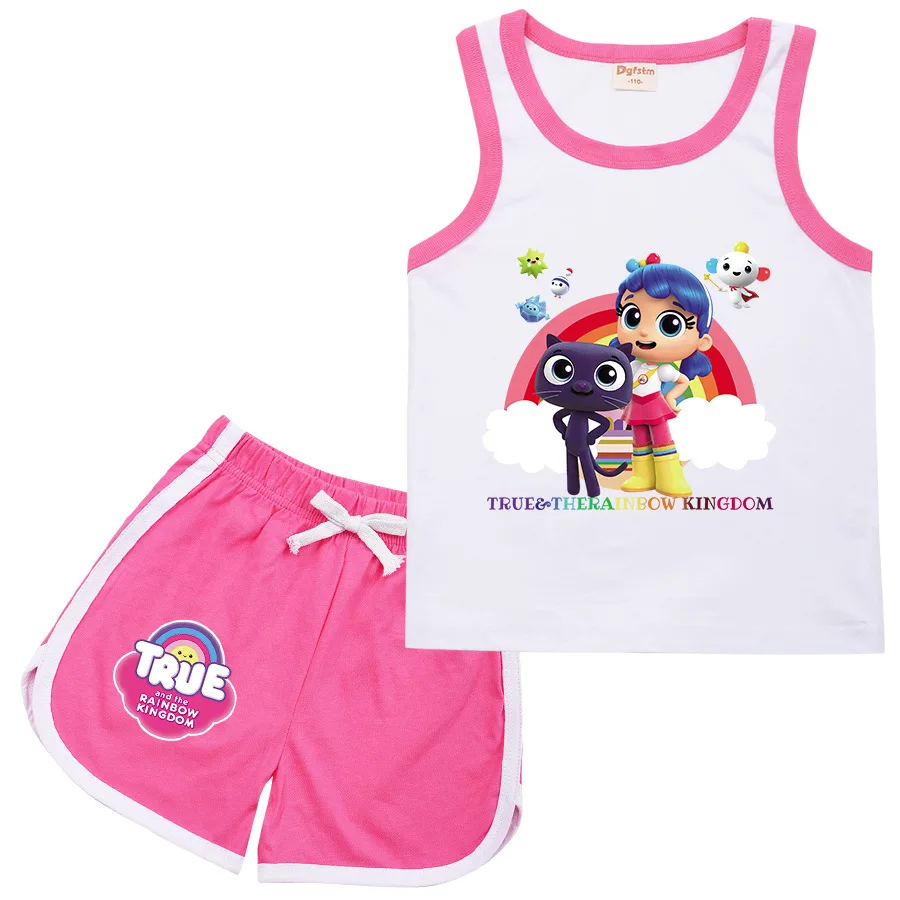 Kids Boy Cartoon Sleeveless Vest+Shorts 2Pcs Baby Girl True The Rainbow Kingdom Print Casual Outfit Summer Children's Sportswear
Kids Boy Cartoon Sleeveless Vest+Shorts 2Pcs Baby Girl True The Rainbow Kingdom Print Casual Outfit Summer Children's Sportswear