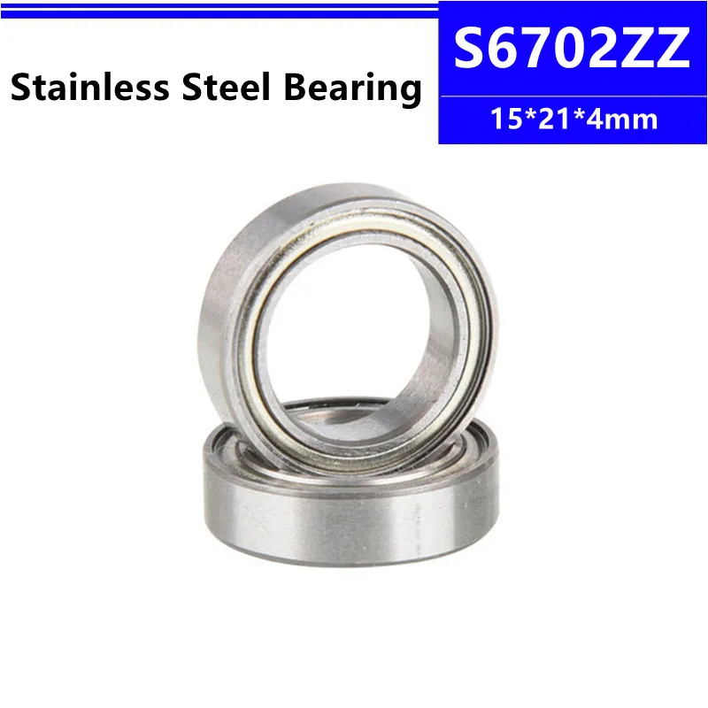 10pcs/50pcs S6702ZZ 15*21*4mm Stainless Steel Deep Groove Ball Bearing 15x21x4mm S6702Z S61702ZZ B6702ZZ
10pcs/50pcs S6702ZZ 15*21*4mm Stainless Steel Deep Groove Ball Bearing 15x21x4mm S6702Z S61702ZZ B6702ZZ