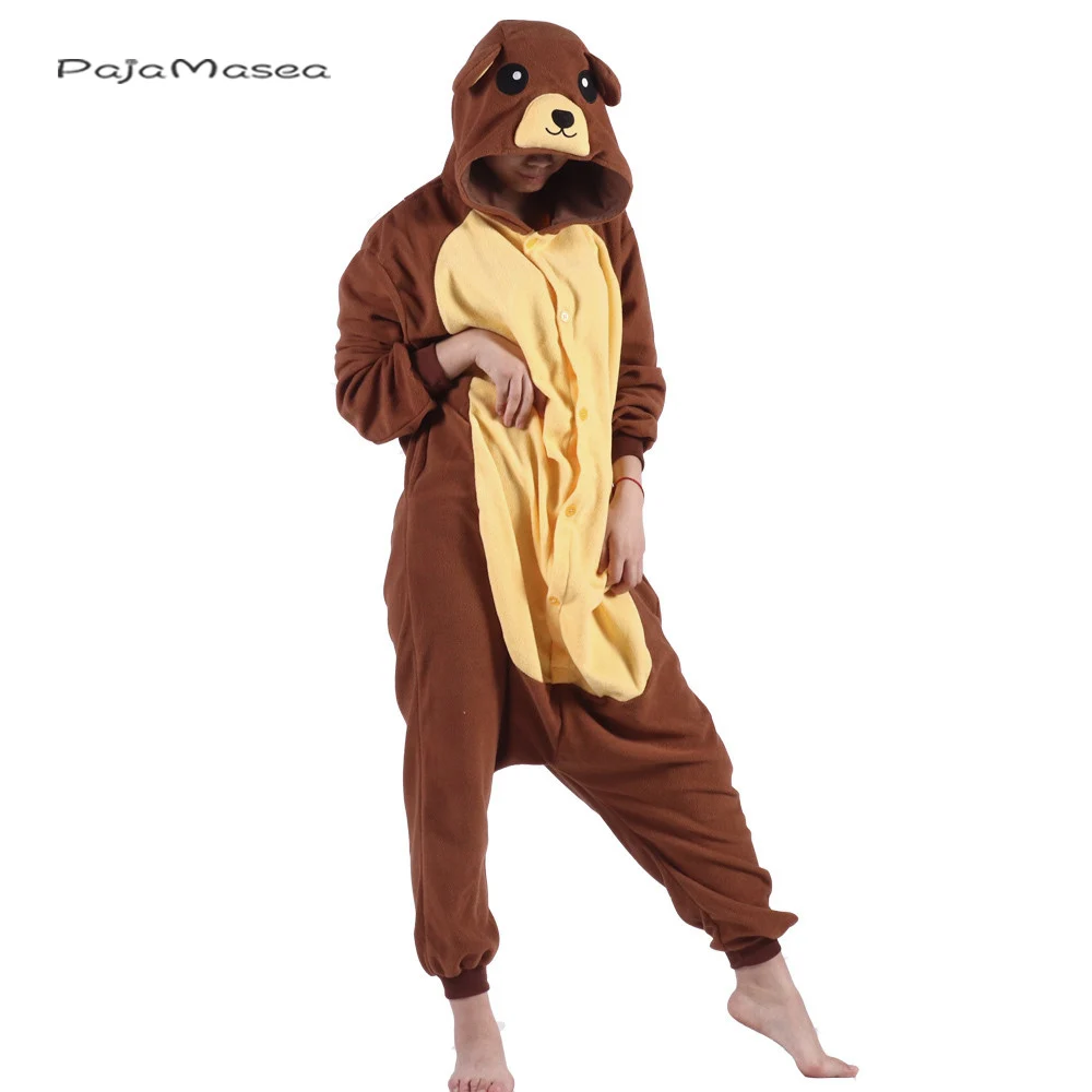 XXL Brown Bear Soft Men Women PAJAMASEA Animal Onsie Costume Cartoon Christmas Family Onesie Adults Cosplay Raccoon Kigurumi
XXL Brown Bear Soft Men Women PAJAMASEA Animal Onsie Costume Cartoon Christmas Family Onesie Adults Cosplay Raccoon Kigurumi