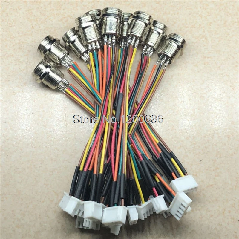 30cm 22AWG GX12 GX12-4-5 2/3/4/5/6/7/8/9/10 plug-in Aviation Plug Socket Connector With XH2.54 Wire Harness
30cm 22AWG GX12 GX12-4-5 2/3/4/5/6/7/8/9/10 plug-in Aviation Plug Socket Connector With XH2.54 Wire Harness