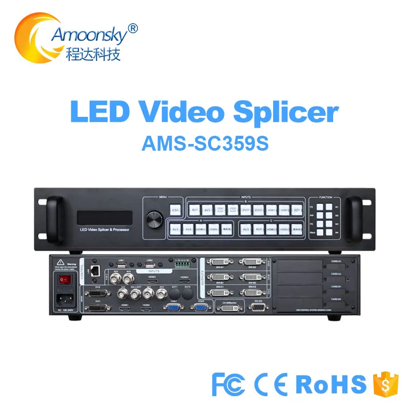 Led video splicing image processor SC359S LED disply Video controller support 6 led cards for rental led module display
Led video splicing image processor SC359S LED disply Video controller support 6 led cards for rental led module display