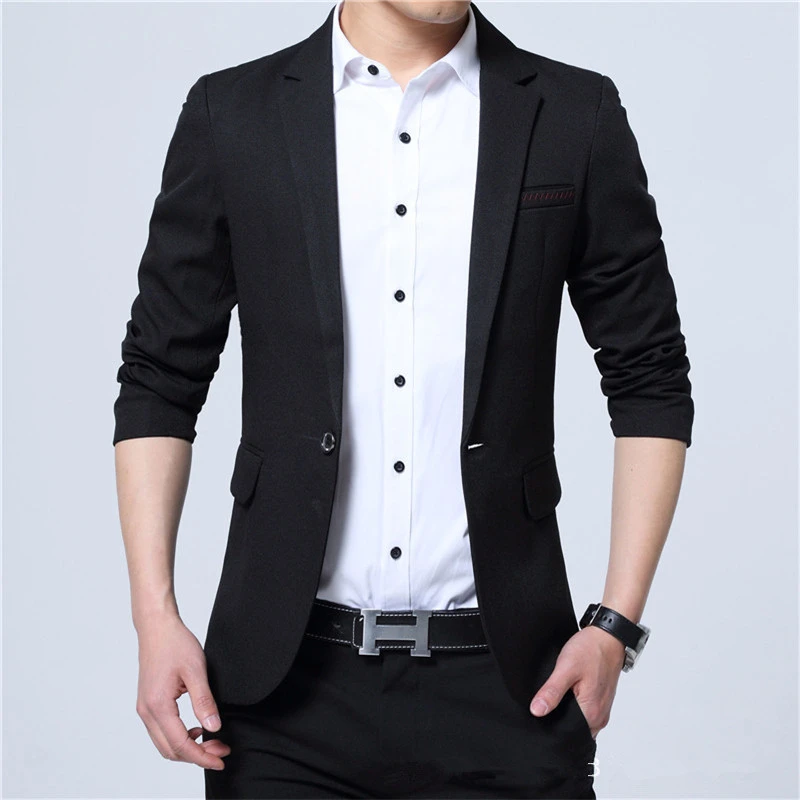 2020 Hot Selling New Brand Clothing Spring One Button Men Blazer Slim Fit Costume Homme Suit Jacket Masculine Blazer 5 Color
2020 Hot Selling New Brand Clothing Spring One Button Men Blazer Slim Fit Costume Homme Suit Jacket Masculine Blazer 5 Color