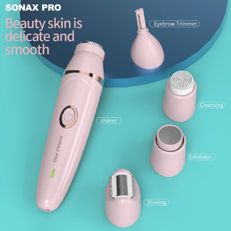 Five-in-one women's eyebrow trimmer, women's razor, women's electric eyebrow trimmer, portable women's facial epilator
Five-in-one women's eyebrow trimmer, women's razor, women's electric eyebrow trimmer, portable women's facial epilator