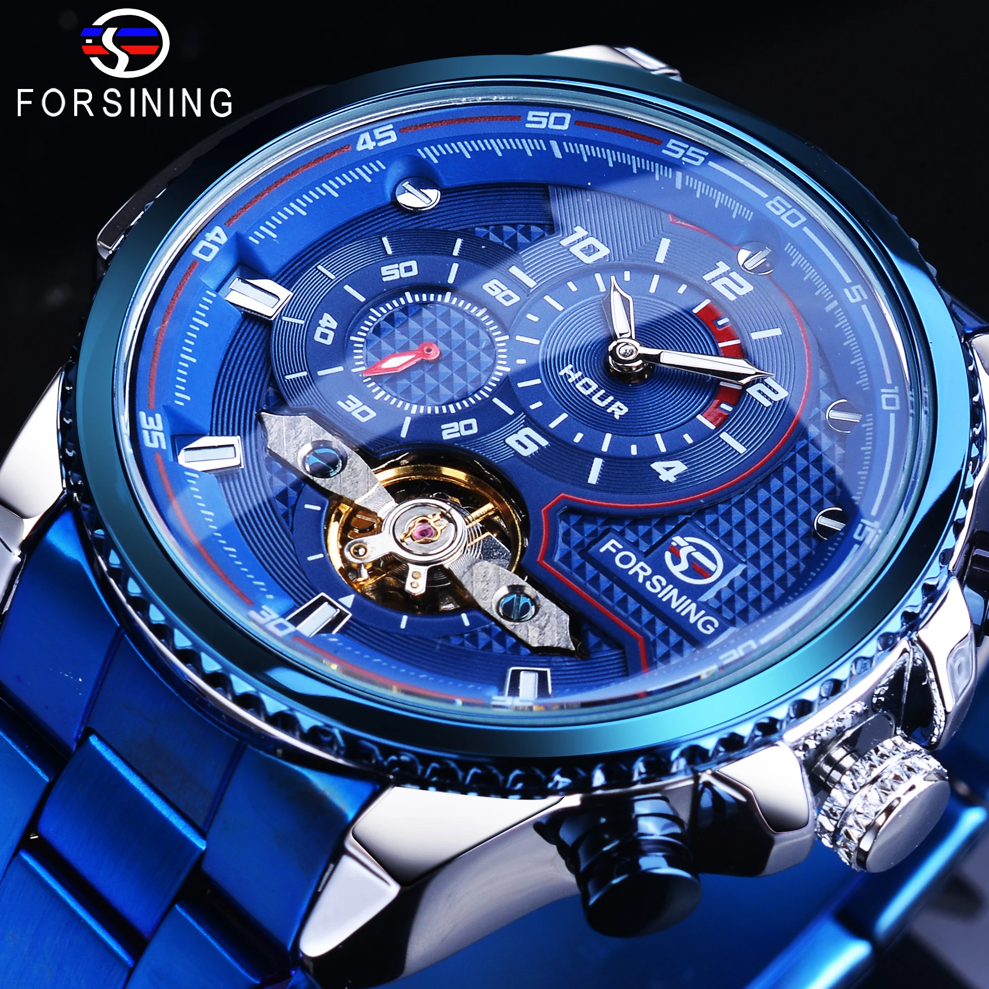 Forsining Мужские механические наручные часы модные Автоматические Tourbillon часы 3 бар светящиеся часы из нержавеющей стали Relogio Masculino
Forsining Мужские механические наручные часы модные Автоматические Tourbillon часы 3 бар светящиеся часы из нержавеющей стали Relogio Masculino
