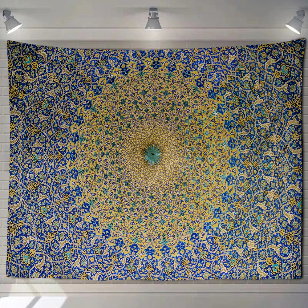 Indian Mandala Tapestry for Home Decor, Psychedelic Scene, Bohemian Decor, Hippie Yoga Mat, Large Size Sheet, Sofa Blanket
Indian Mandala Tapestry for Home Decor, Psychedelic Scene, Bohemian Decor, Hippie Yoga Mat, Large Size Sheet, Sofa Blanket