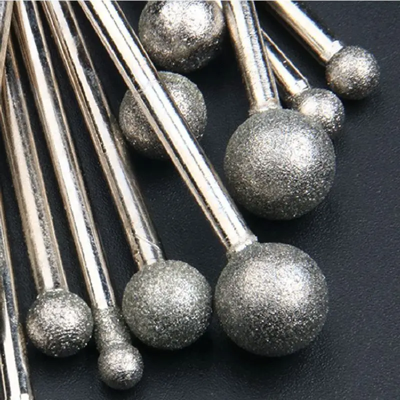 10pcs 3-10mm Ball Emery Grinding Head Jade Carving Tool Electric Grinder Diamond Abrasive Tool Grinder Sphere Rotary Burrs
10pcs 3-10mm Ball Emery Grinding Head Jade Carving Tool Electric Grinder Diamond Abrasive Tool Grinder Sphere Rotary Burrs