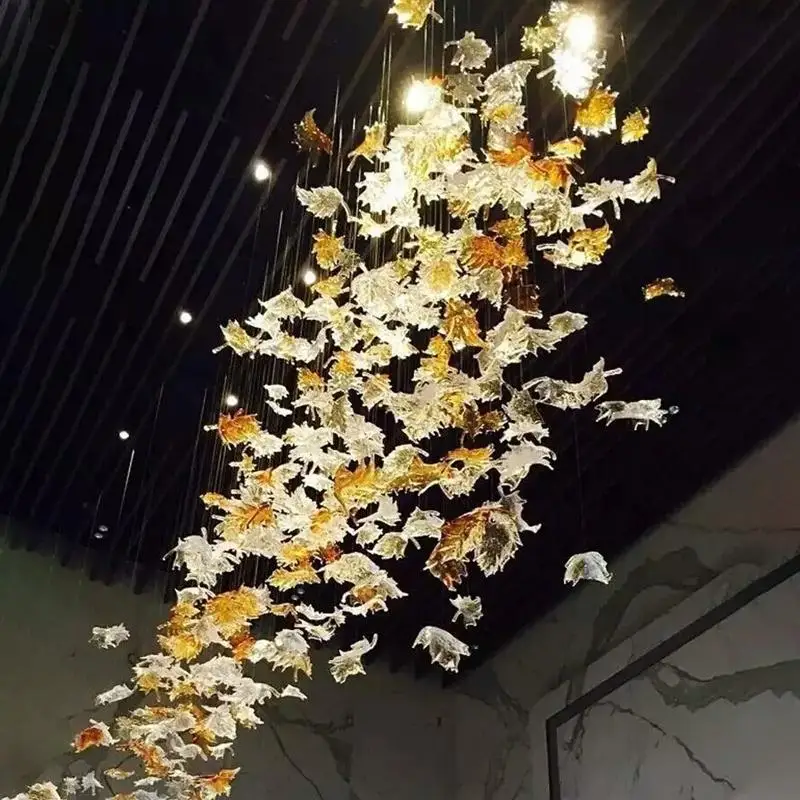 Maple Leaf Pendant Light Italy Designer Home Decor Murano Glass Lighting Hotel Project Lustres
Maple Leaf Pendant Light Italy Designer Home Decor Murano Glass Lighting Hotel Project Lustres