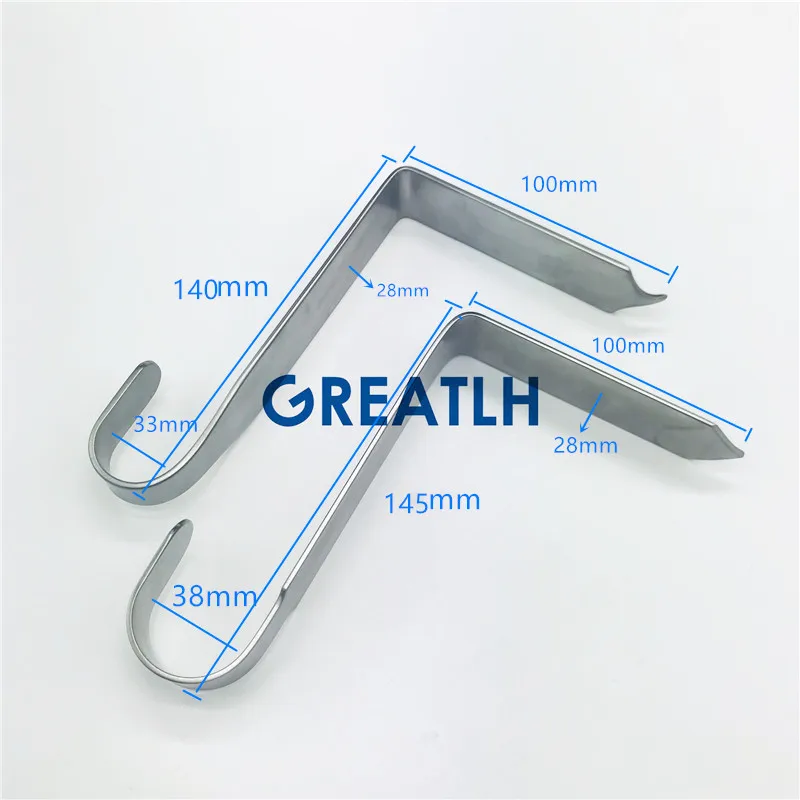 2pcs Lamina hook Laminactomy Retractors orthopedics Veterinary Pet Surgical Instruments
2pcs Lamina hook Laminactomy Retractors orthopedics Veterinary Pet Surgical Instruments