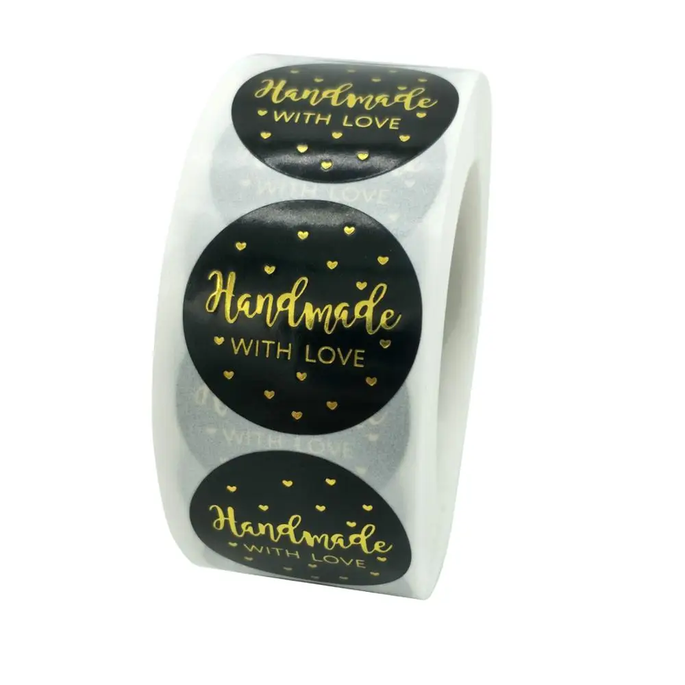 2pcs/pack Black Pink Bronzing Handmade with Love Stickers Gold Stamp Stickers for Bakery Party Seal Label Tag Wedding Favor
2pcs/pack Black Pink Bronzing Handmade with Love Stickers Gold Stamp Stickers for Bakery Party Seal Label Tag Wedding Favor