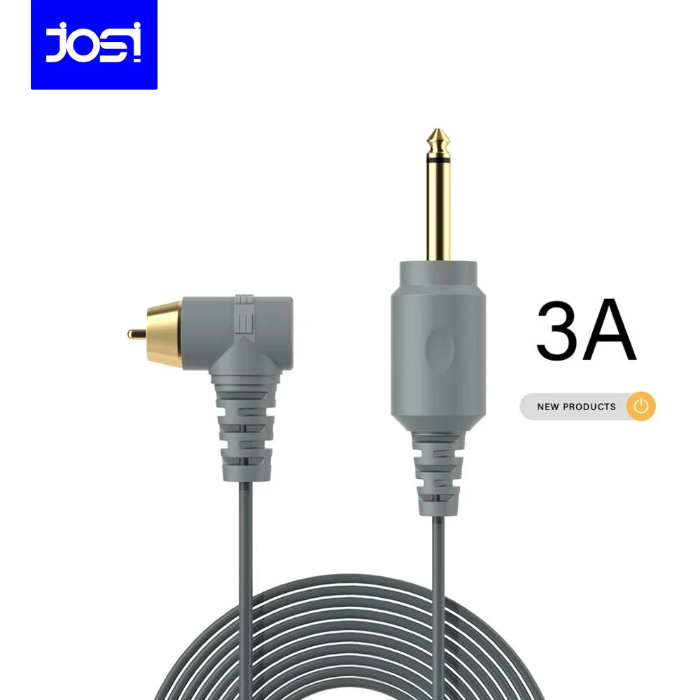 JOSI Tattoo Power Supply Accessory 3A 2M Length Elbow Rca Cable For Tattoo Machine Soft Fireproof Silicone Connector Cable
JOSI Tattoo Power Supply Accessory 3A 2M Length Elbow Rca Cable For Tattoo Machine Soft Fireproof Silicone Connector Cable