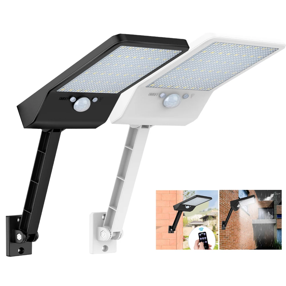 48 LED Solar Lights Outdoor lamp with remote control street light Decor Waterproof PIR Motion Sensor Garden
48 LED Solar Lights Outdoor lamp with remote control street light Decor Waterproof PIR Motion Sensor Garden