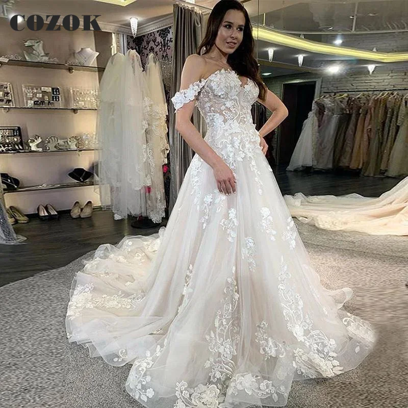 Vintage Wedding Dresses for Women Ball Gown Sweetheart Tulle Lace Flowers Appliques Beading Sexy Formal Bride Gowns CO73I
Vintage Wedding Dresses for Women Ball Gown Sweetheart Tulle Lace Flowers Appliques Beading Sexy Formal Bride Gowns CO73I
