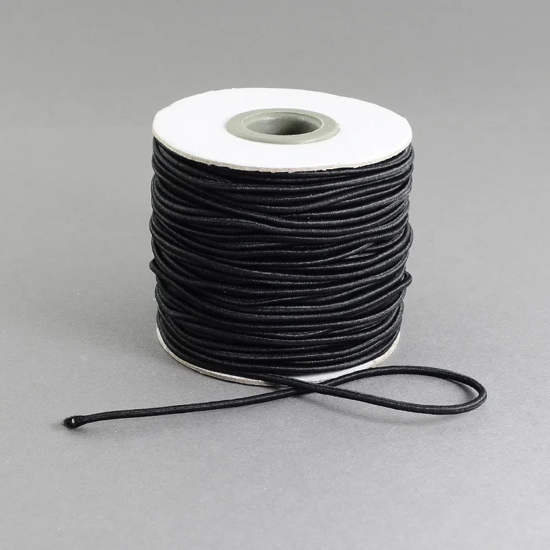 Pandahall 1 Roll Round Elastic Cord 1mm 2mm for Women Jewelry Making with Nylon Outside and Rubber Inside
Pandahall 1 Roll Round Elastic Cord 1mm 2mm for Women Jewelry Making with Nylon Outside and Rubber Inside