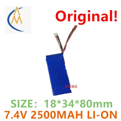 Original genuine lithium rechargeable battery 2500mah 7.4v circuit board aircraft model equipment with plug audio toy
Original genuine lithium rechargeable battery 2500mah 7.4v circuit board aircraft model equipment with plug audio toy